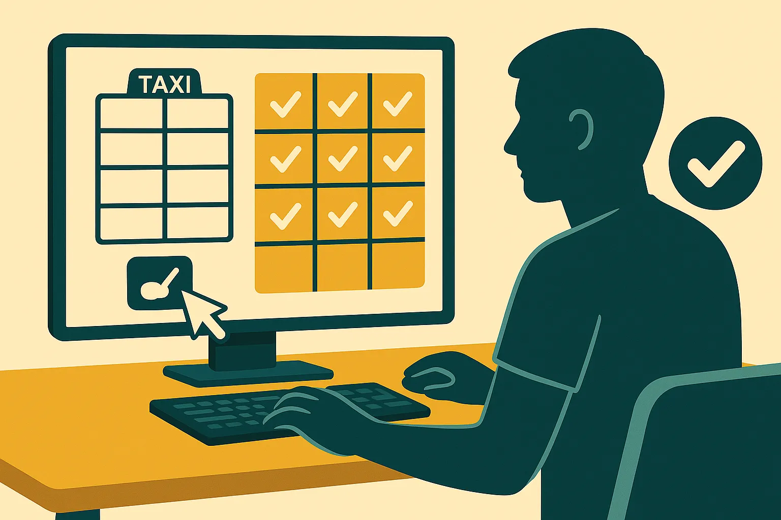 💻 Simulacros online y test prácticos para aprobar el examen de taxi